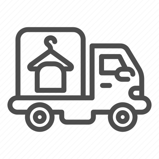 Clean, clothes, delivery, laundry, service, van, wash icon - Download on Iconfinder