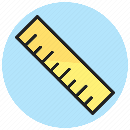 Ruler, geometry, scale, stationary icon - Download on Iconfinder