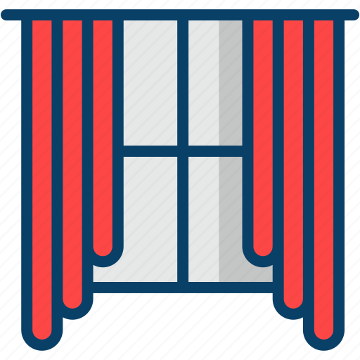 Curtains, curtain, entertainment, movies, open, show, theatre icon icon - Download on Iconfinder