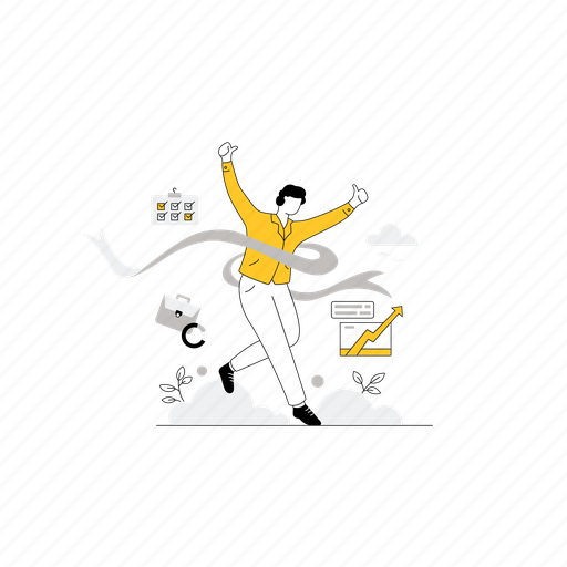 Achieving, goals, business, success, goal illustration - Download on Iconfinder