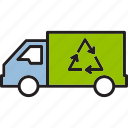 truck, recycle