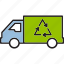 truck, recycle 