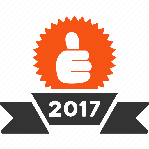 2017 year, award ribbon, medal, prize, trophy, win, winner icon - Download on Iconfinder