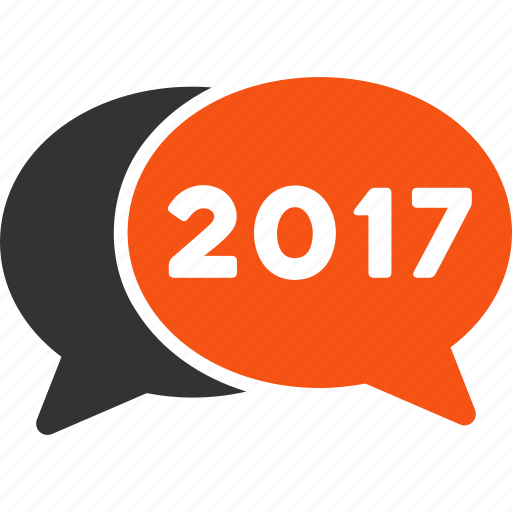 2017 year, chat, comment, communication, contact, forum, messages icon - Download on Iconfinder