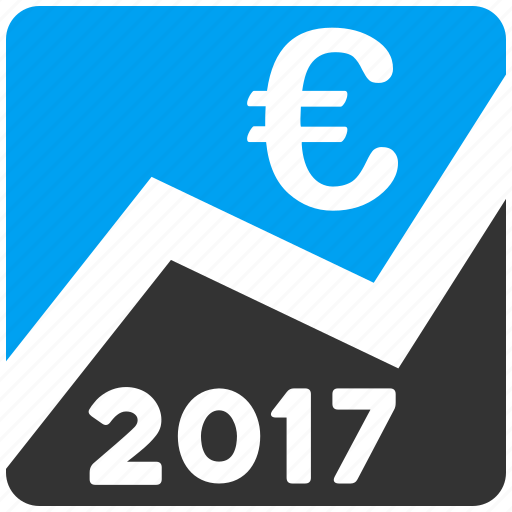 2017 year, business graph, data analysis, diagram, euro chart, financial report, statistics icon - Download on Iconfinder