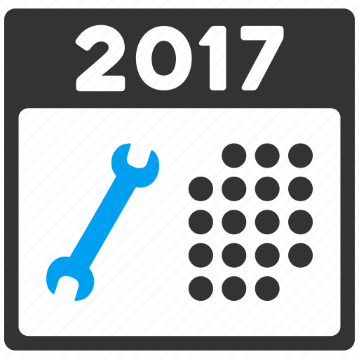 2017 year, appointment, business, calendar, repair, schedule, service icon - Download on Iconfinder