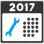 2017 year, appointment, business, calendar, repair, schedule, service 