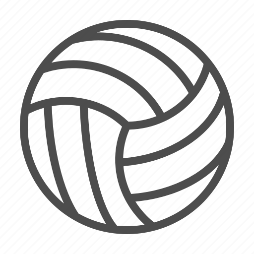 Volleyball, activity, ball, leather, leisure, play, sphere icon - Download on Iconfinder