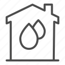 water, drop, pipe, house, plumbing, building, two