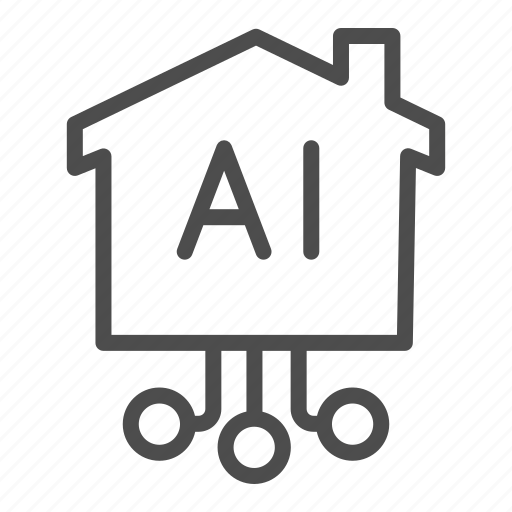 House, smart, connection, intelligence, artifical, network, building icon - Download on Iconfinder