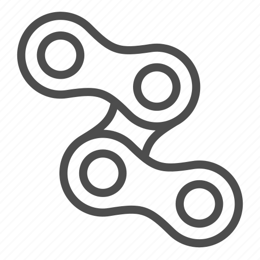 Chain, bike, link, bicycle, strong, element, part icon - Download on Iconfinder