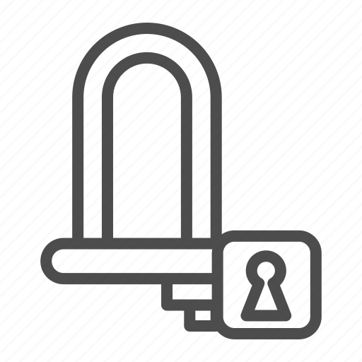 Lock, secure, protection, safety, locked, arc, metal icon - Download on Iconfinder
