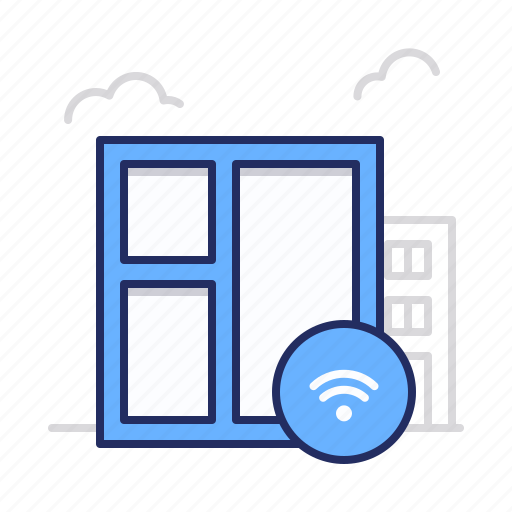 Home, smart, window icon - Download on Iconfinder