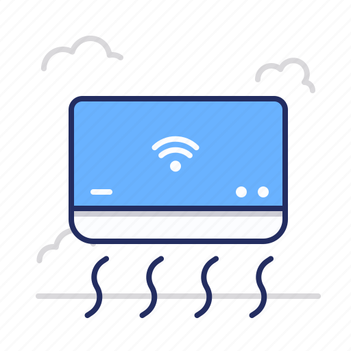 Ac, conditioner, wi-fi icon - Download on Iconfinder