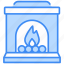 fireplace, fire, winter, chimney, warm, christmas, flame, bonfire, decoration 