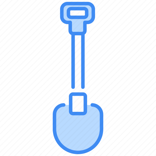 Shovel, tool, gardening, construction, spade, equipment, digging icon - Download on Iconfinder