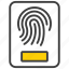sensor, data, safety, protection, lock, password, finger print, secure, security, padlock 