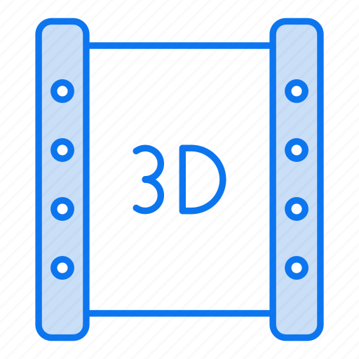 3d movie, cinema, movie, 3d-film, glasses, 3d-glasses, entertainment icon - Download on Iconfinder