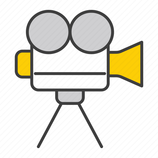 Movie camera, video-camera, camera, camcorder, video, movie, video-recorder icon - Download on Iconfinder