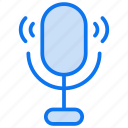 microphone, mic, audio, sound, music, recording, record, voice, speaker, communication