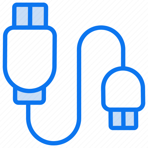 Data cable, usb-cable, cable, connector, usb-cord, usb-plug, wire icon - Download on Iconfinder