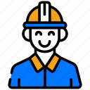 engineer, worker, man, construction, work, male, avatar, technology, professional