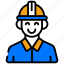 engineer, worker, man, construction, work, male, avatar, technology, professional 