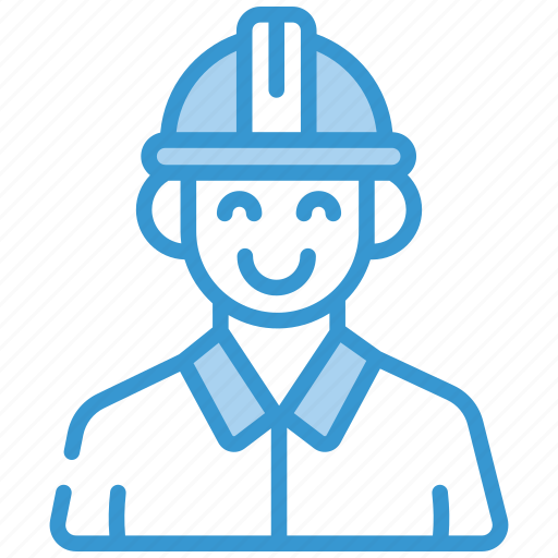 Engineer, worker, man, construction, work, male, avatar icon - Download on Iconfinder