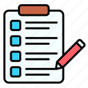 checklist, list, document, clipboard, task, paper, check, report, business, task-list