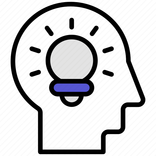 Thinking, idea, mind, creative, innovation, creativity, creative-idea icon - Download on Iconfinder