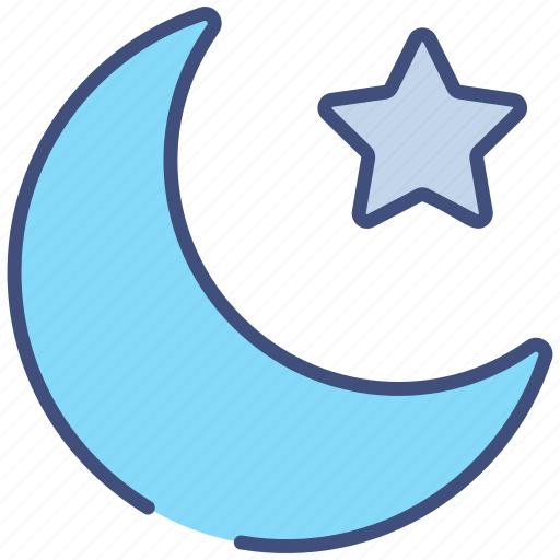 Moon, night, weather, cloud, forecast, star, nature icon - Download on Iconfinder