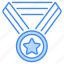 medal, award, winner, badge, achievement, prize, reward, champion, star 