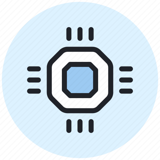Chip, processor, microchip, cpu, technology, hardware, computer icon - Download on Iconfinder