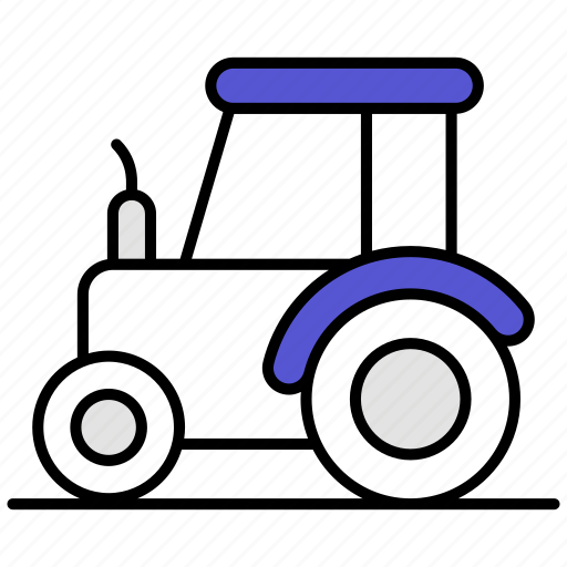 Tractor, vehicle, agriculture, farming, farm, transportation, construction icon - Download on Iconfinder