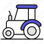 tractor, vehicle, agriculture, farming, farm, transportation, construction, truck, machine, equipment 