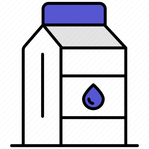 Milk pack, milk, drink, milk-box, milk-package, milk-carton, milk-container icon - Download on Iconfinder