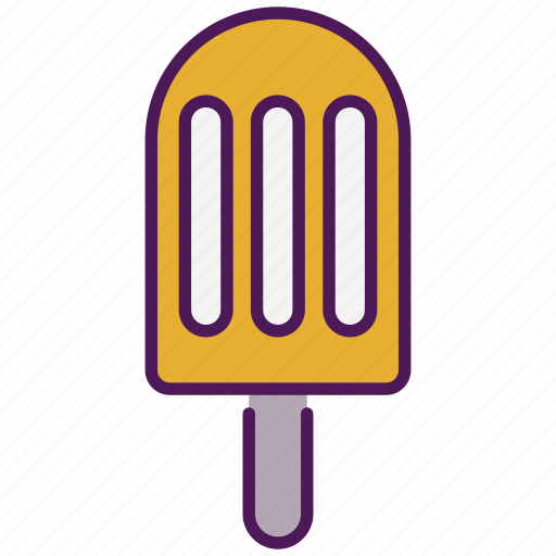 Popsicle, ice-cream, dessert, sweet, ice-lolly, ice-cream-stick, cream icon - Download on Iconfinder