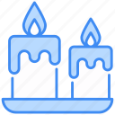 candles, celebration, decoration, candle, light, birthday, cake, food, flame