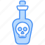 poison, halloween, danger, potion, skull, scary, horror, magic, bottle 