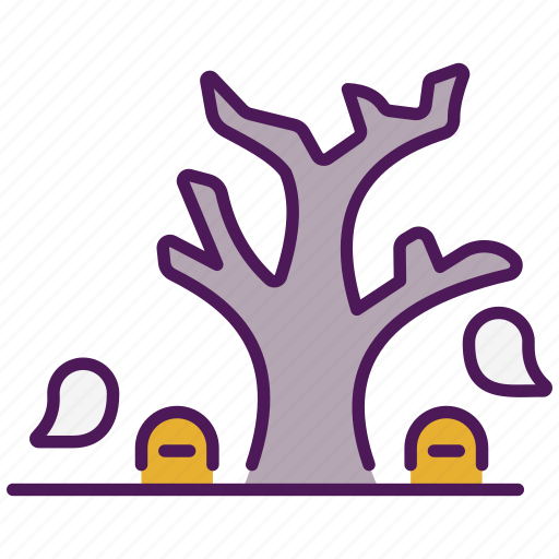 Dry tree, tree, nature, dry, fall-season, scary-tree, rock icon - Download on Iconfinder