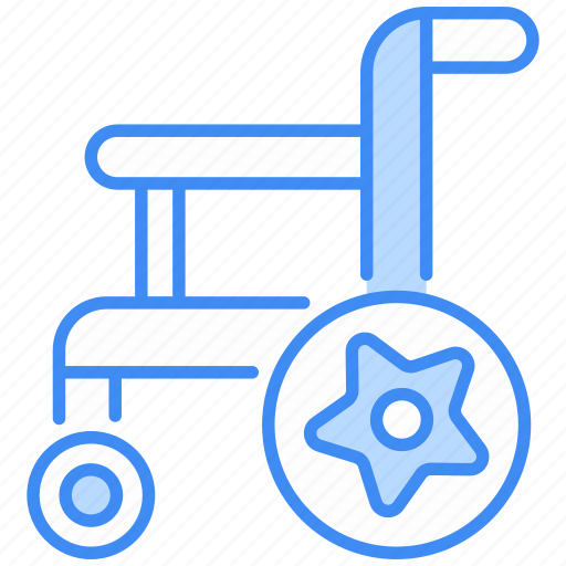 Wheelchair, disabled, disability, handicapped, handicap, chair, man icon - Download on Iconfinder