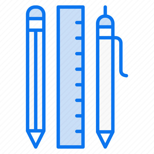 Pencil, architecture, ruler, stationery, pen, tool, writing icon - Download on Iconfinder