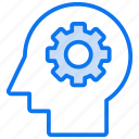 brain, thinking, head, idea, human, creative, intelligence, think, gear, avatar