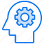 brain, thinking, head, idea, human, creative, intelligence, think, gear, avatar 