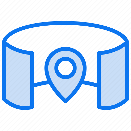 Map, pin, navigation, gps, direction, pointer, marker icon - Download on Iconfinder