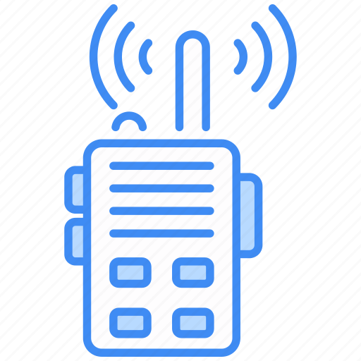 Walkie talkie, communication, radio, transceiver, talkie, walkie, phone icon - Download on Iconfinder