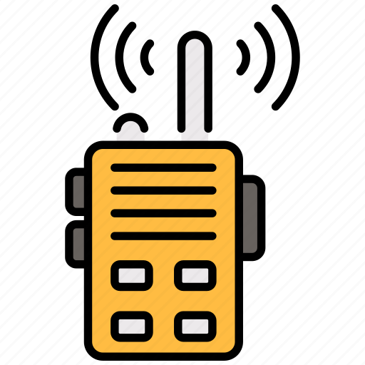 Walkie talkie, communication, radio, transceiver, talkie, walkie, phone icon - Download on Iconfinder