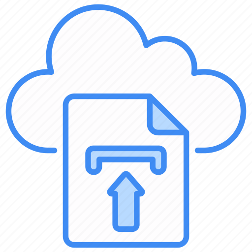 Uploading, upload, arrow, up, cloud, direction, up-arrow icon - Download on Iconfinder