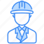 engineer, worker, man, construction, work, male, avatar, professional, architect 