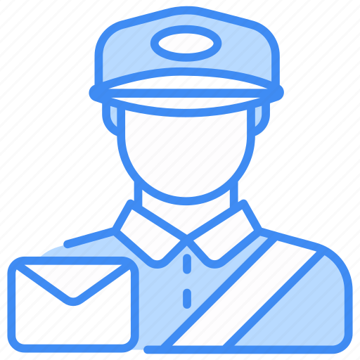 Postman, delivery, courier, man, shipping, parcel, package icon - Download on Iconfinder